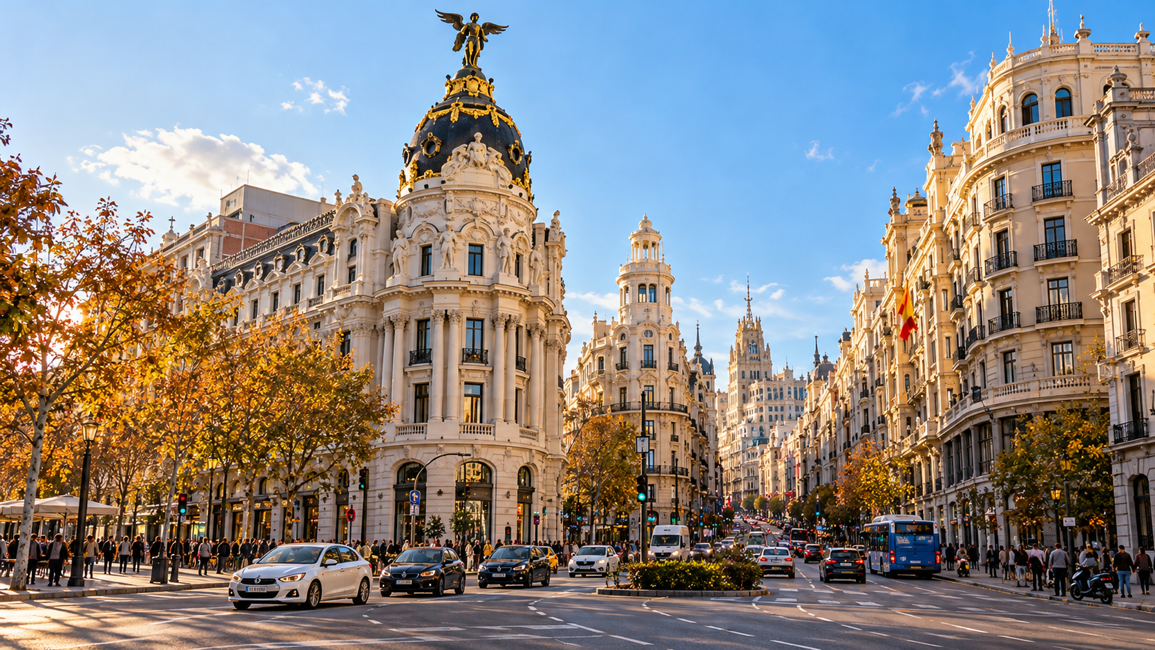 Madrid za 40 €: neposredna povratna letalska karta iz Benetk