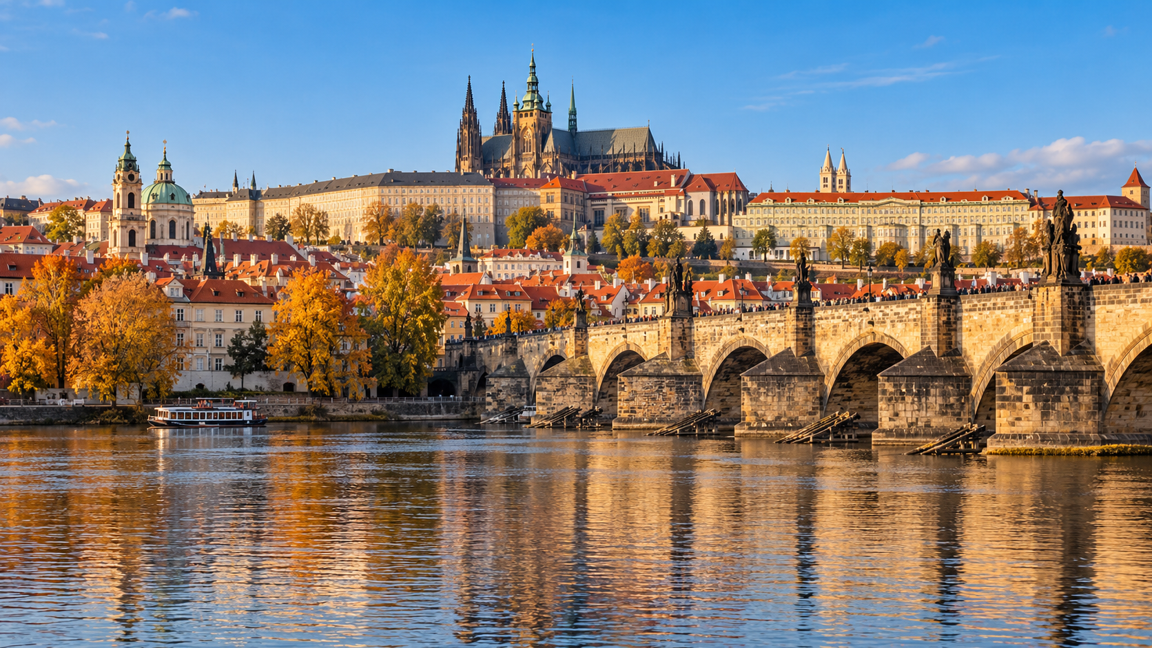 Praga za 47 €: neposredna povratna letalska karta iz Trevisa